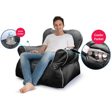 Black Chill Out Beanbag Chair Cover